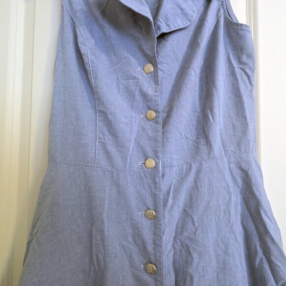 Vintage Denim Long Dress - Picture 4 of 6